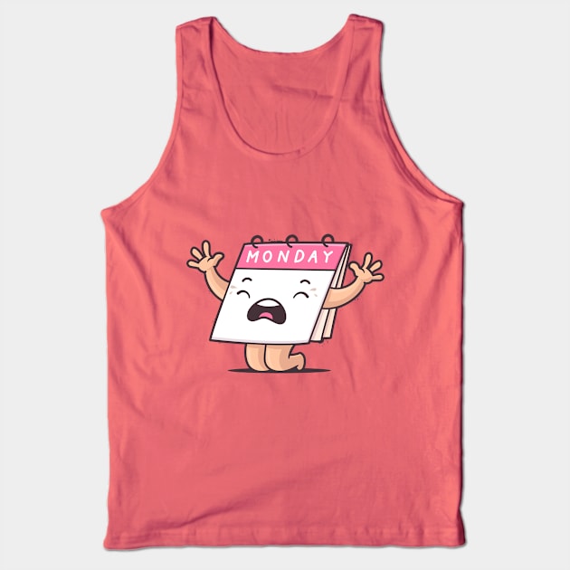 Monday Horror Story Tank Top by zoljo